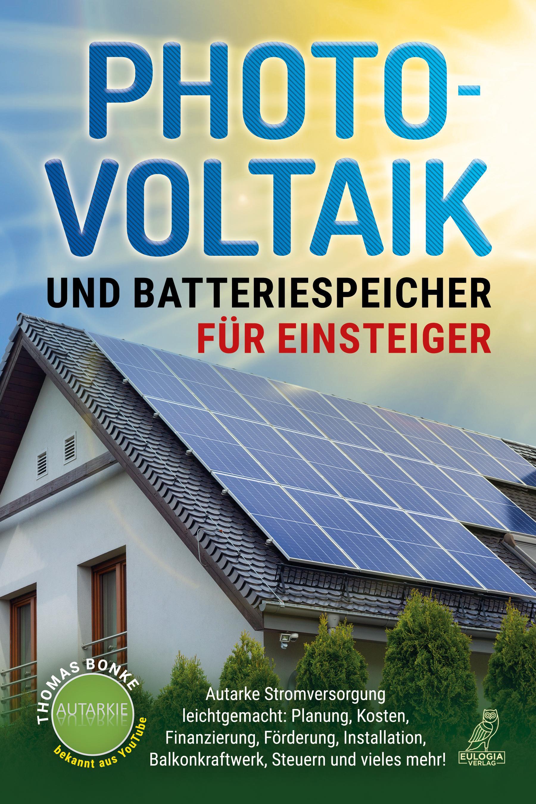 Buchcover: Photovoltaik und Batteriespeicher für Einsteiger