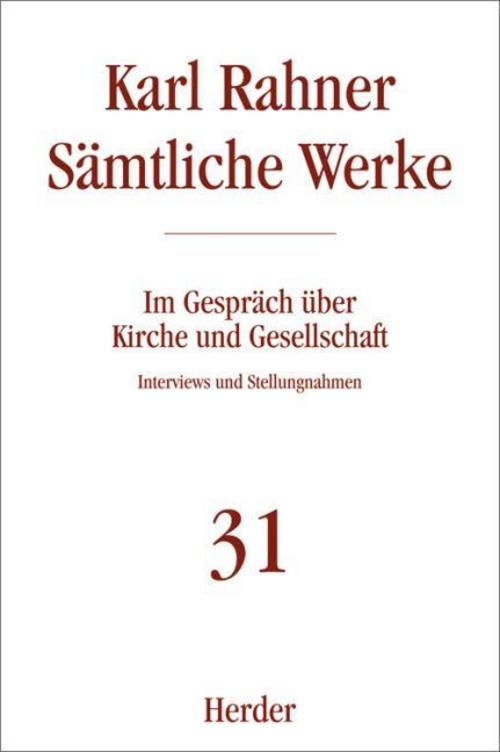 Karl Rahner Sämtliche Werke