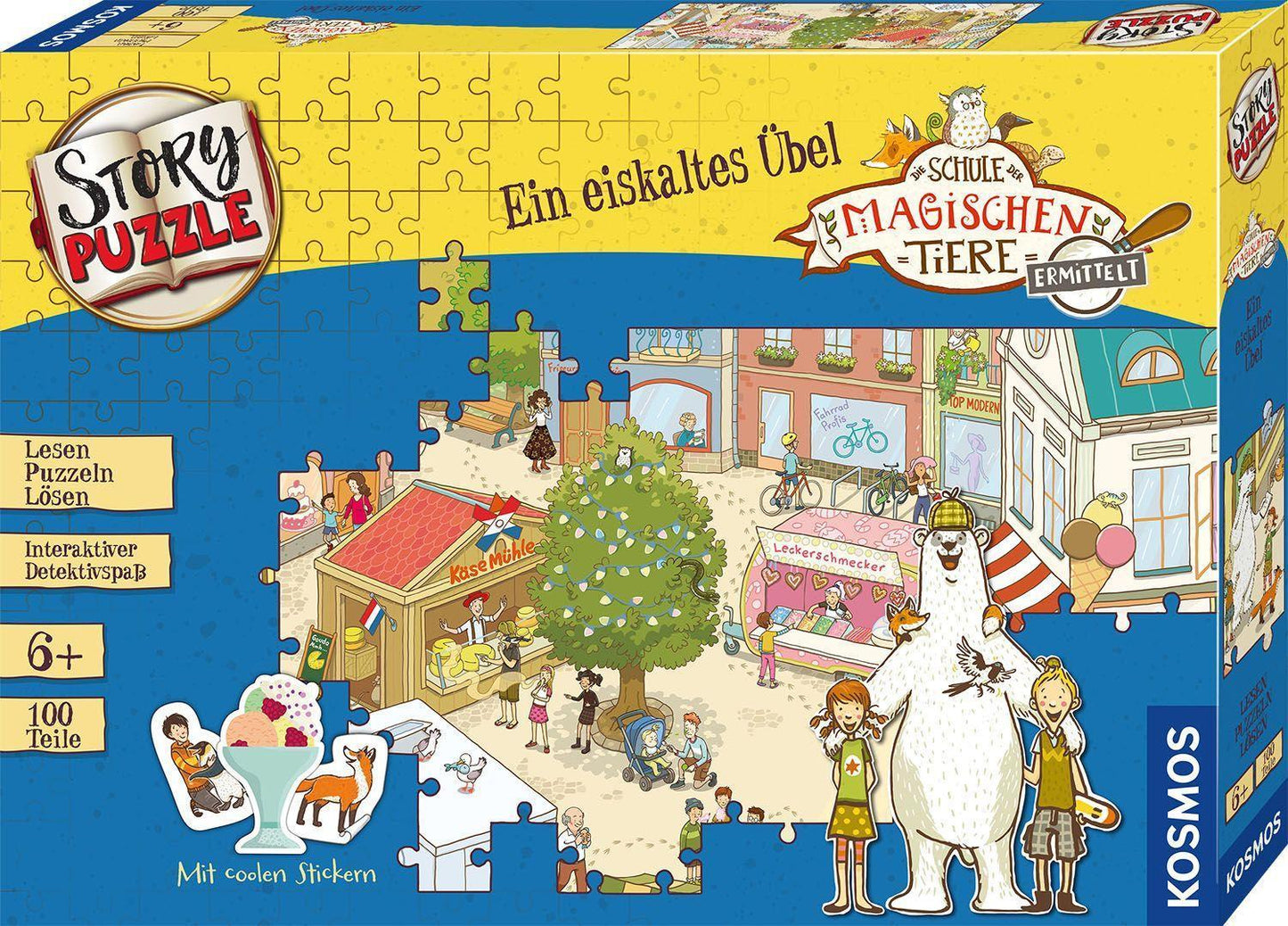 Story-Puzzle - Die Schule der magischen Tiere ermittelt: Ein eiskaltes Übel