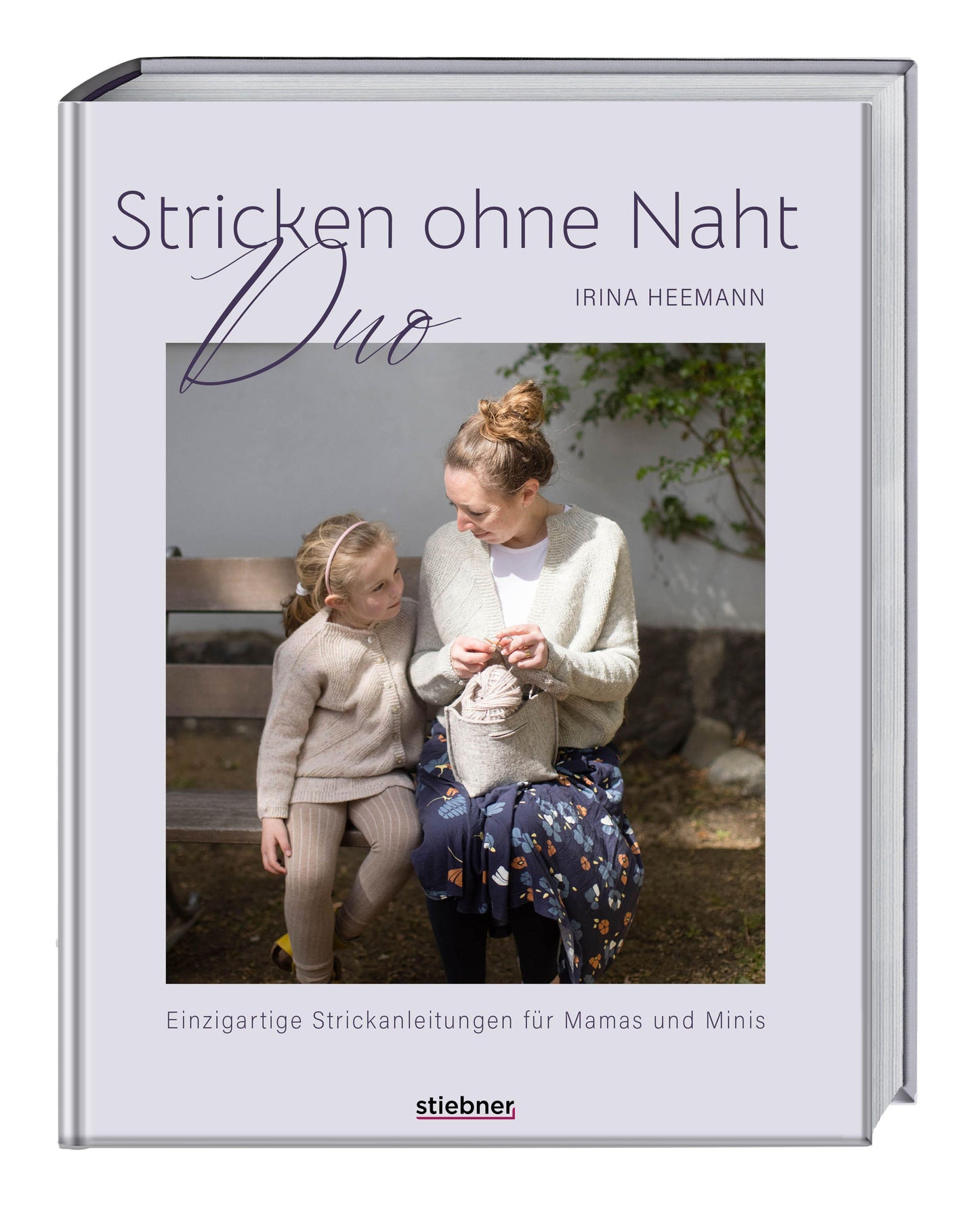 Stricken ohne Naht Duo: Einzigartige Strickanleitungen für Mamas und Minis. Strickbuch für Top Down Stricken, mit Strickanleitungen für Cardigan, Weste und Pullover stricken für Mini Me und Damen.