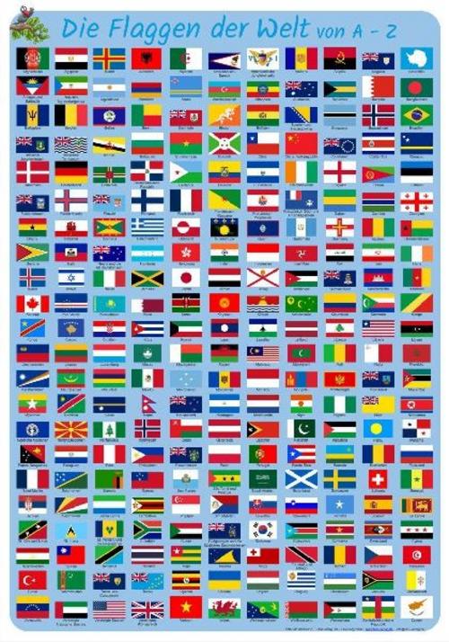 Die Flaggen der Welt von A-Z