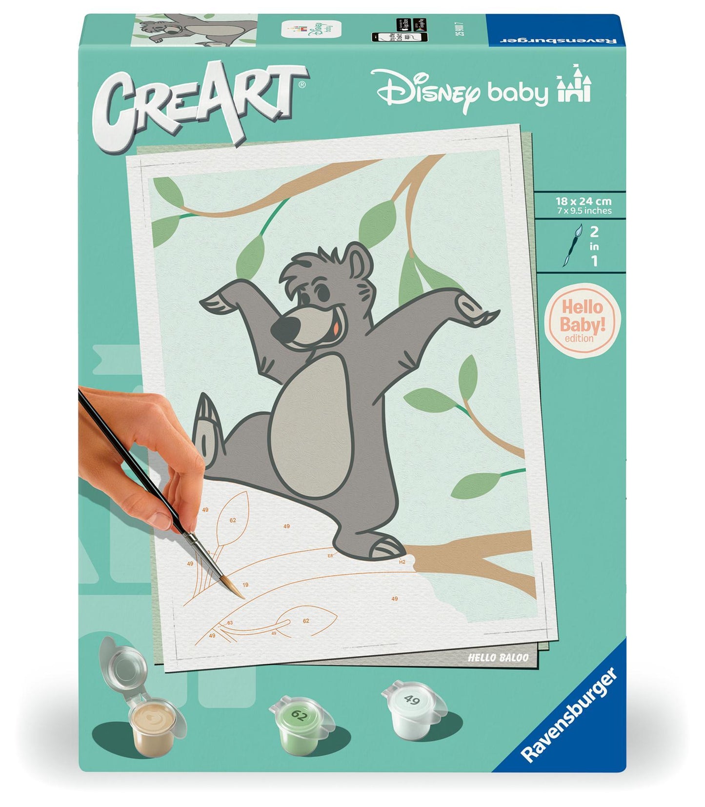 CreArt Hello Baby - Disney Baby: Baloo