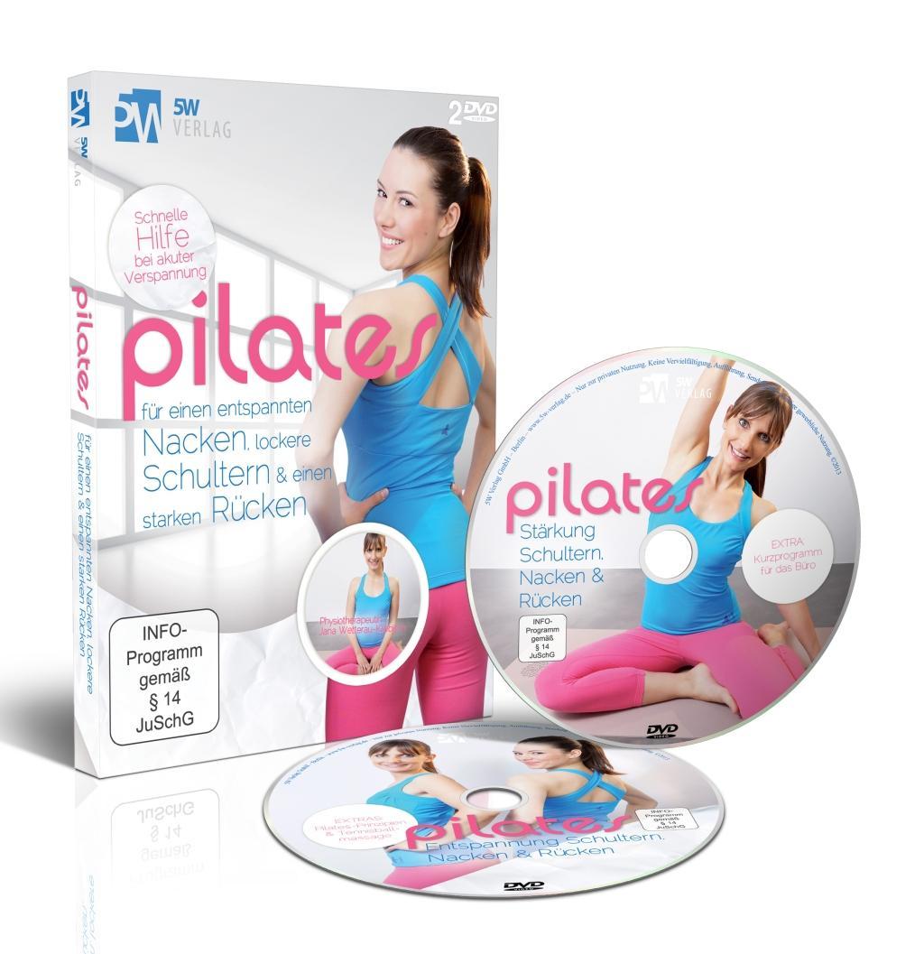 Pilates - für einen entspannten Nacken, lockere Schultern & einen starken Rücken,2 DVD-ROM