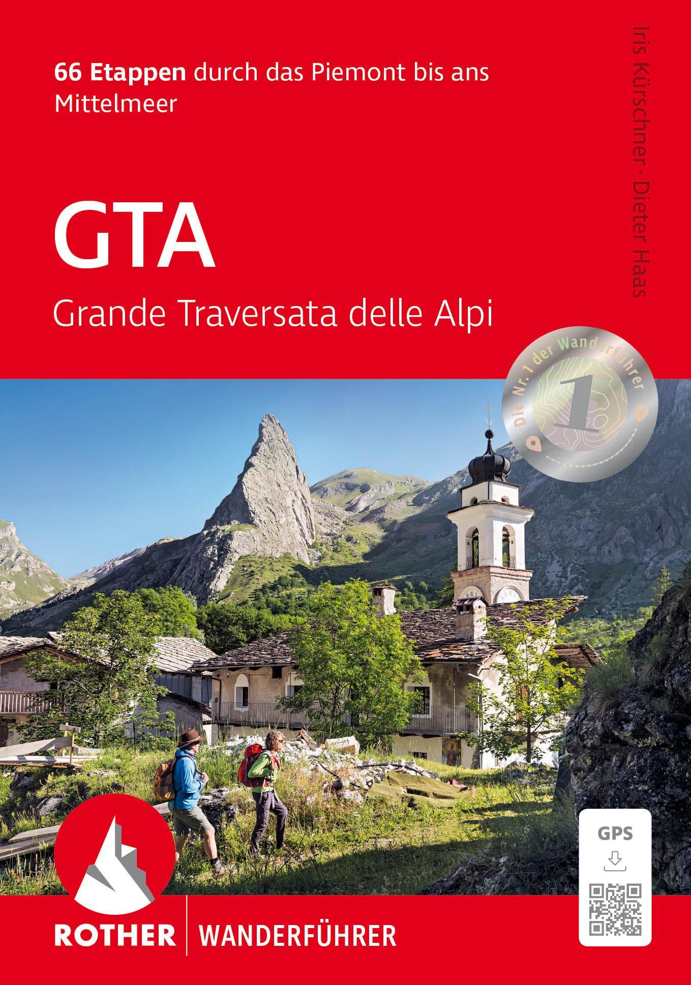 ROTHER Wanderführer GTA - Grande Traversata delle Alpi
