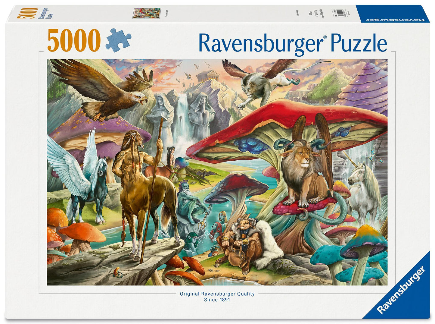 Erwachsenenpuzzle 5000 Teile - Pilze & Mythen
