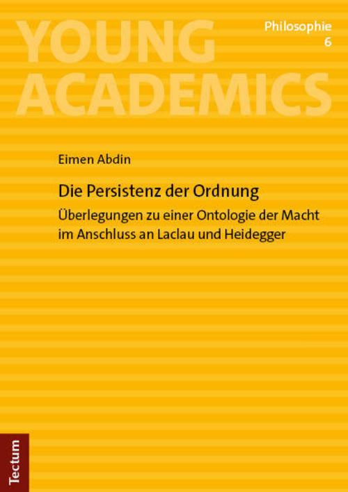 Buchcover: Die Persistenz der Ordnung