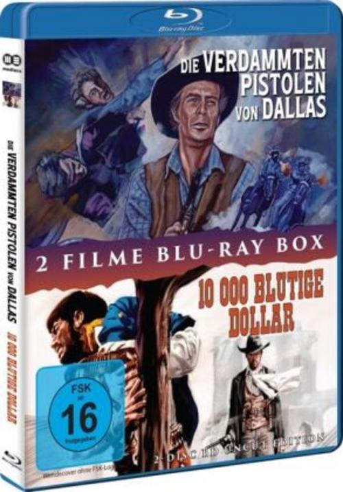 Die Verdammten Pistolen von Dallas + 10000 blutige Dollar,2 Blu-ray