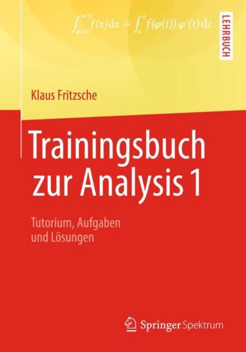 Buchcover: Trainingsbuch zur Analysis 1