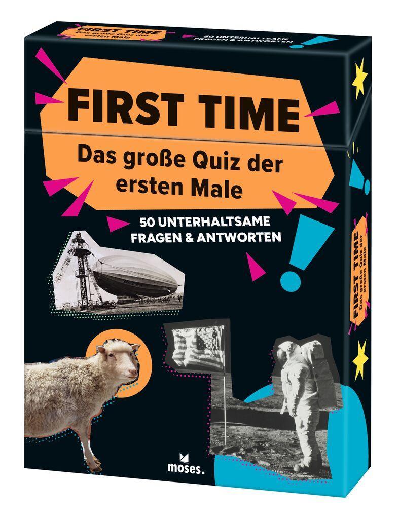 Buchcover: First Time - Das große Quiz der ersten Male