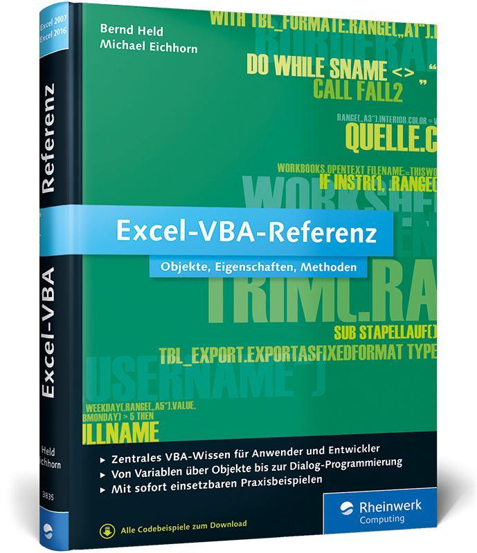 Buchcover: Excel-VBA-Referenz