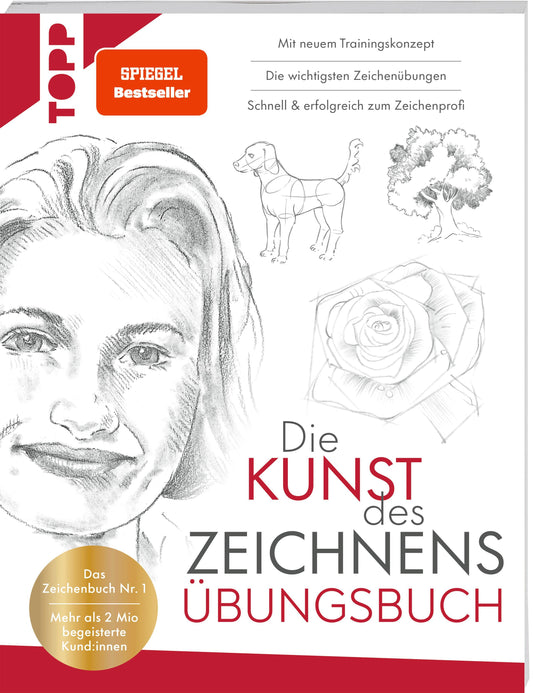 Buchcover: Die Kunst des Zeichnens Übungsbuch. Mit neuem Trainingskonzept