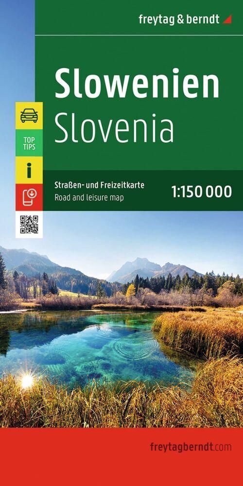 Slowenien, Straßen- und Freizeitkarte 1:150.000, freytag & berndt