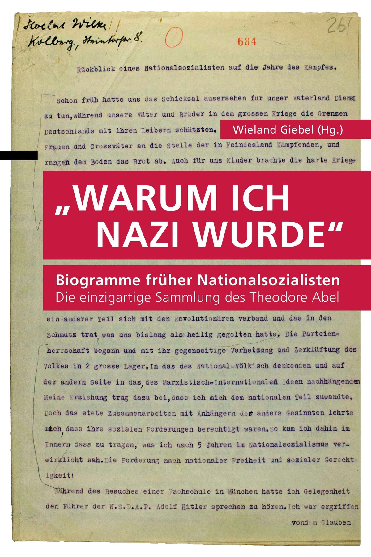 Buchcover: \"Warum ich Nazi wurde\"