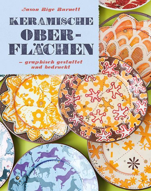 Buchcover: Keramische Oberflächen - grafisch gestaltet und bedruckt