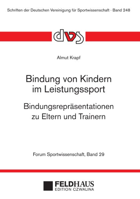 Buchcover: Bindung von Kindern im Leistungssport