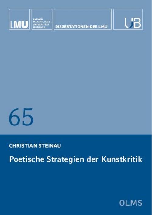 Poetische Strategien der Kunstkritik