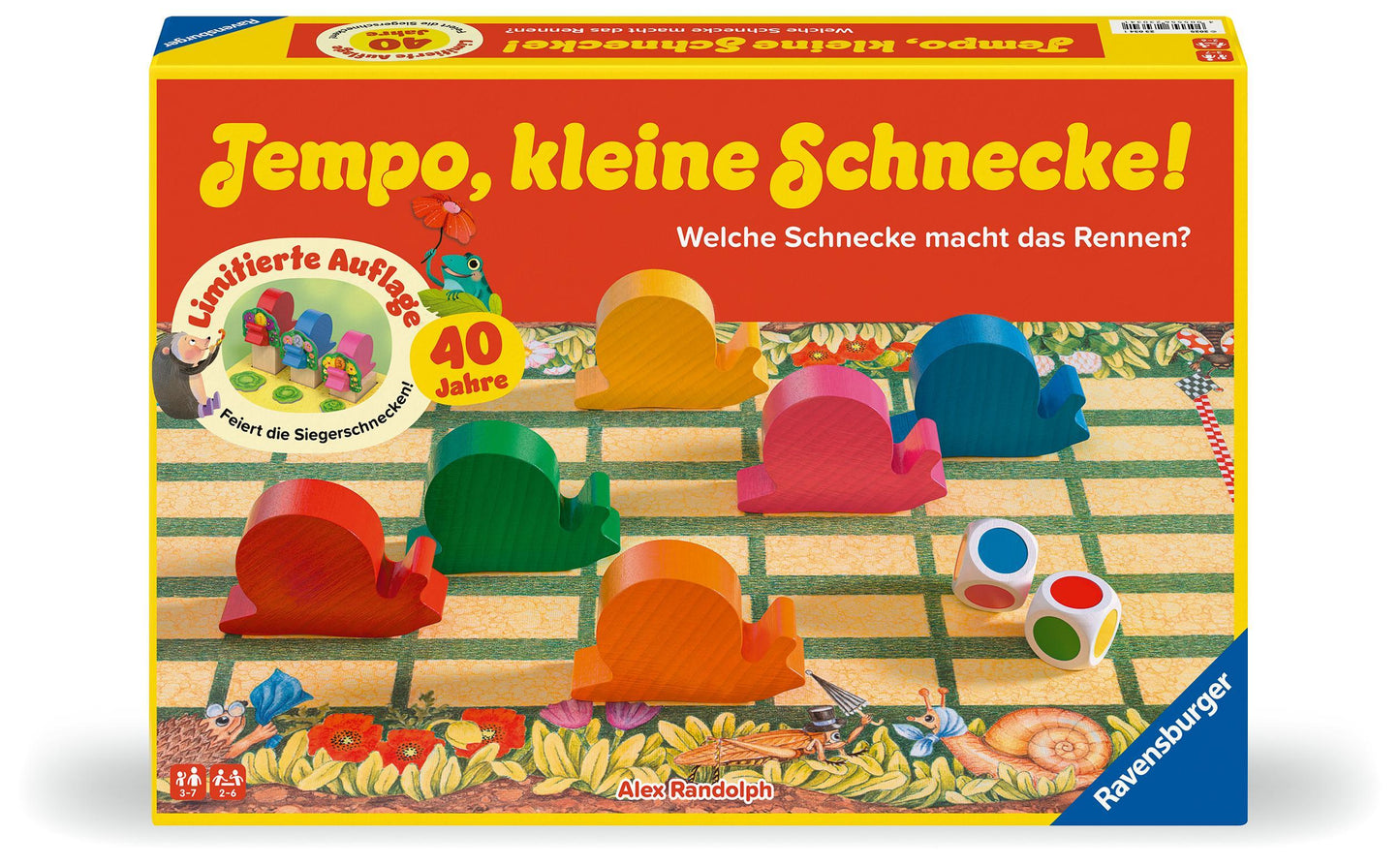 Randolph, Alex/Tempo, kleine Schnecke! 40 Jahre Jubiläumsausgabe - Kinderspiel ab 3 Jahre