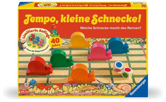 Randolph, Alex/Tempo, kleine Schnecke! 40 Jahre Jubiläumsausgabe - Kinderspiel ab 3 Jahre