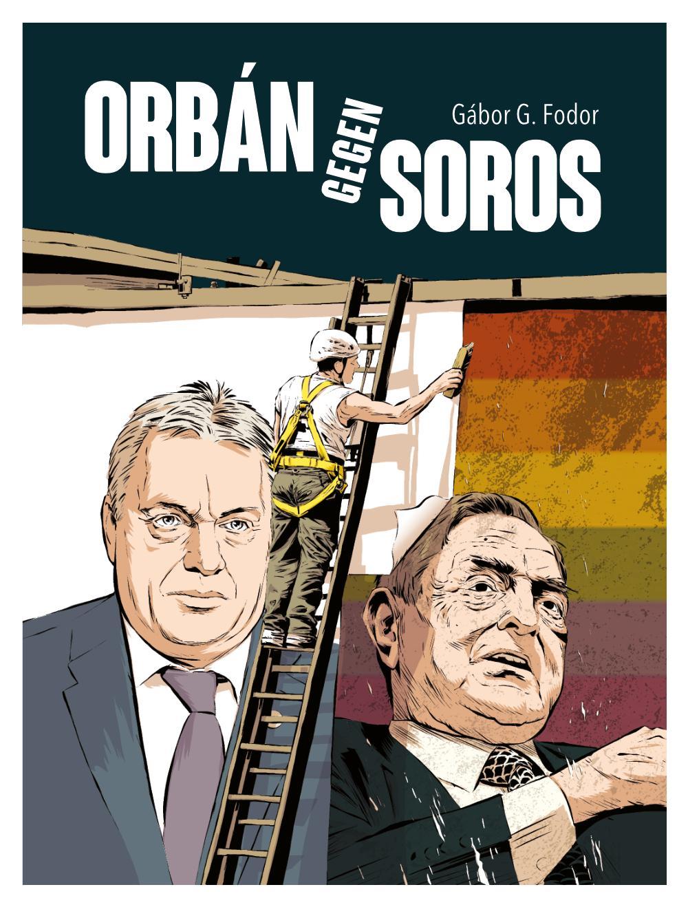 Buchcover: Orbán gegen Soros