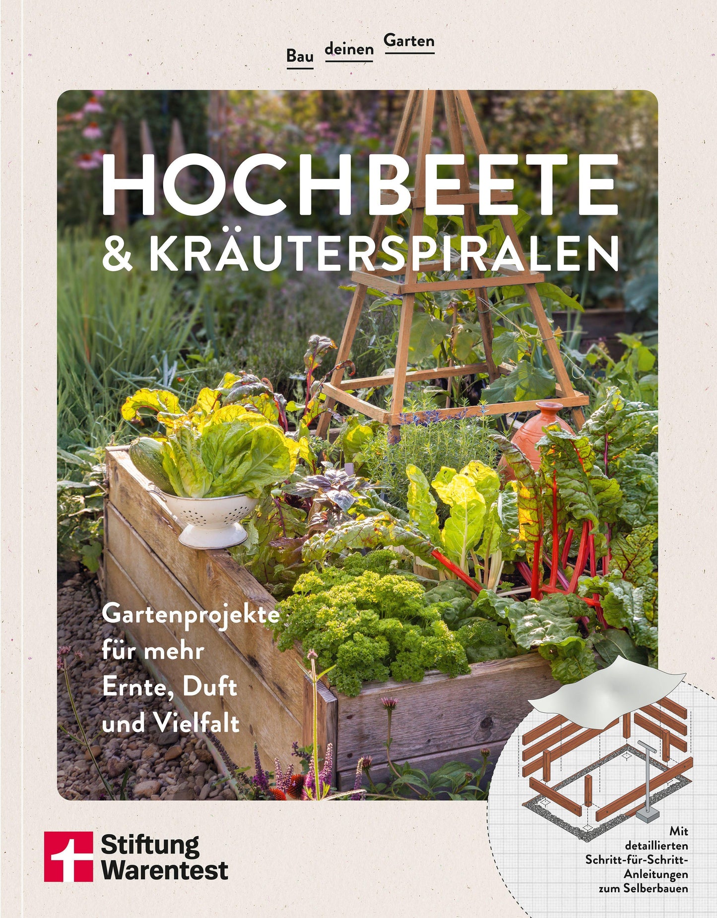 Bau deinen Garten: Hochbeete & Kräuterspiralen: Gartenprojekte für mehr Ernte, Duft und Vielfalt | Mit detaillierten Schritt-für-Schritt Anleitungen zum Selberbauen