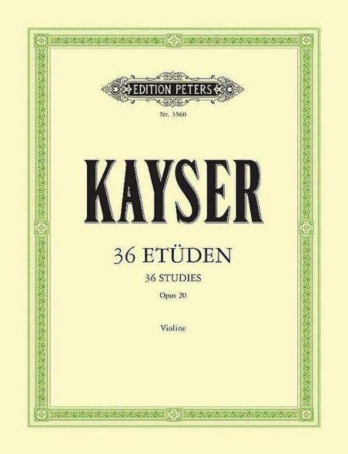 36 Etüden op. 20 \"Für die Violine\"\"