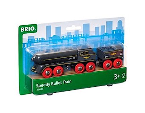 BRIO World - Schwarzer Kugelblitz mit Kohlentender