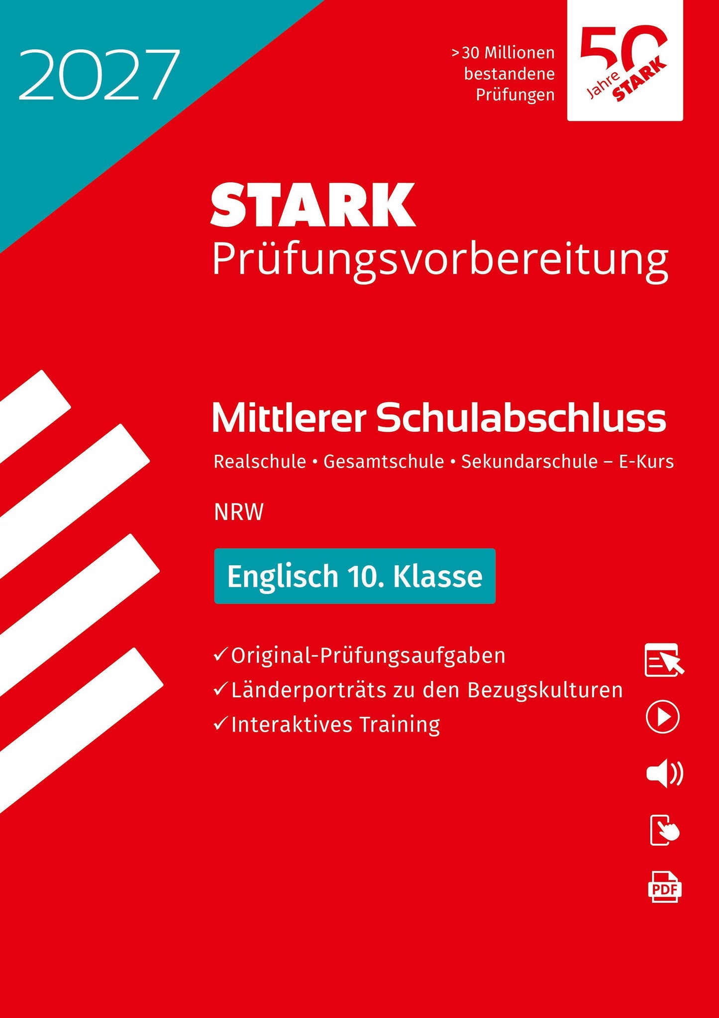 STARK Englisch - Mittlerer Schulabschluss (MSA) 2027 NRW - Prüfungsvorbereitung