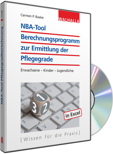 NBA-Tool Berechnungsprogramm zur Ermittlung der Pflegegrade, CD-ROM