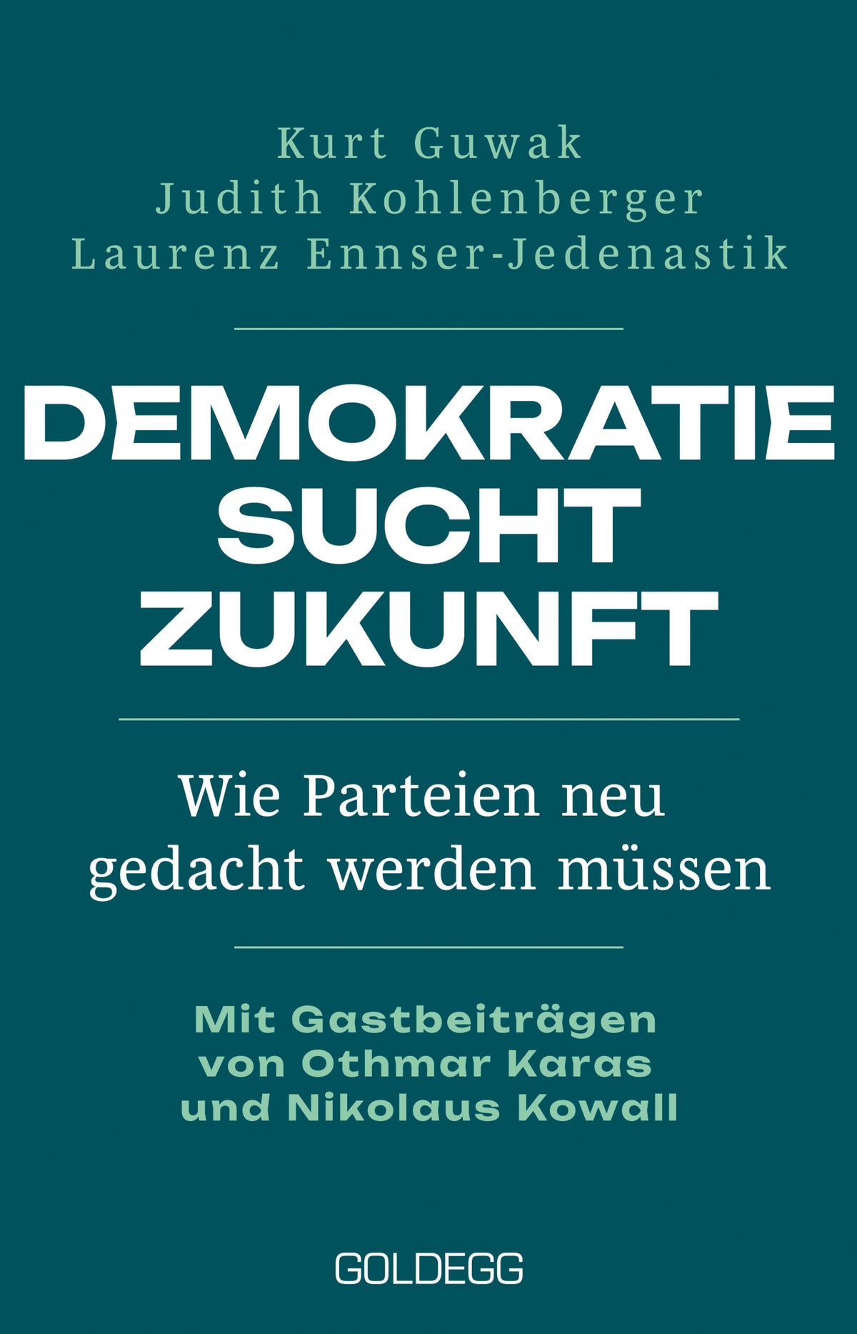 Buchcover: Demokratie sucht Zukunft