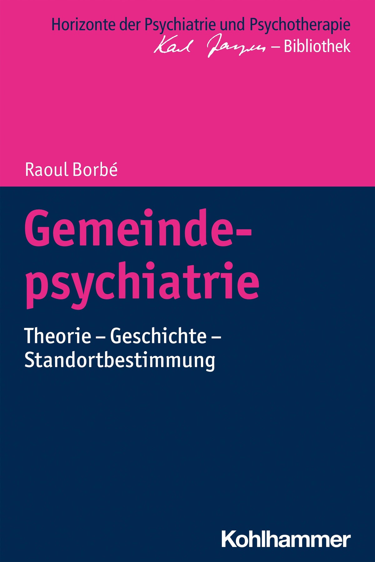 Buchcover: Gemeindepsychiatrie