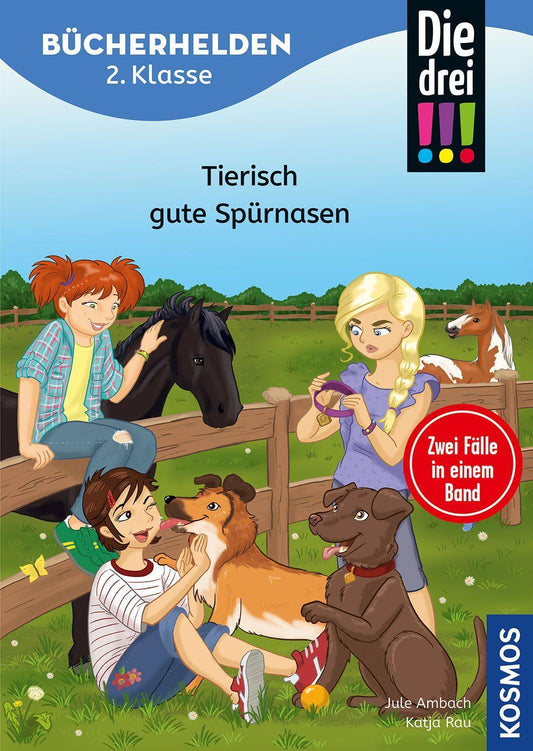 Ambach, Jule/Die drei !!!, Bücherhelden 2. Klasse, Doppelband, Tierisch gute Spürnasen