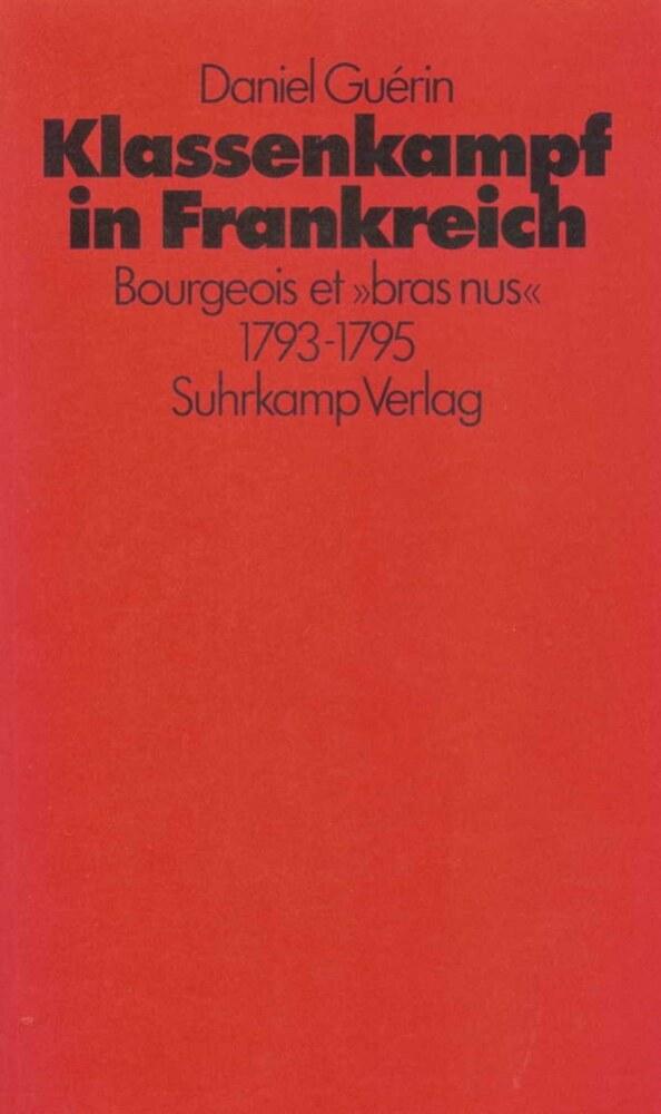 Buchcover: Klassenkampf in Frankreich