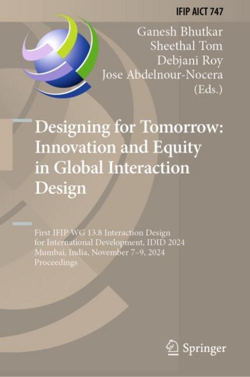 Buchcover: Designing for Tomorrow: Innovation and Equity in Global Interaction Design