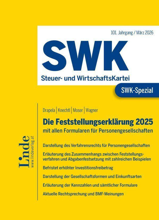 SWK-Spezial Die Feststellungserklärung 2025