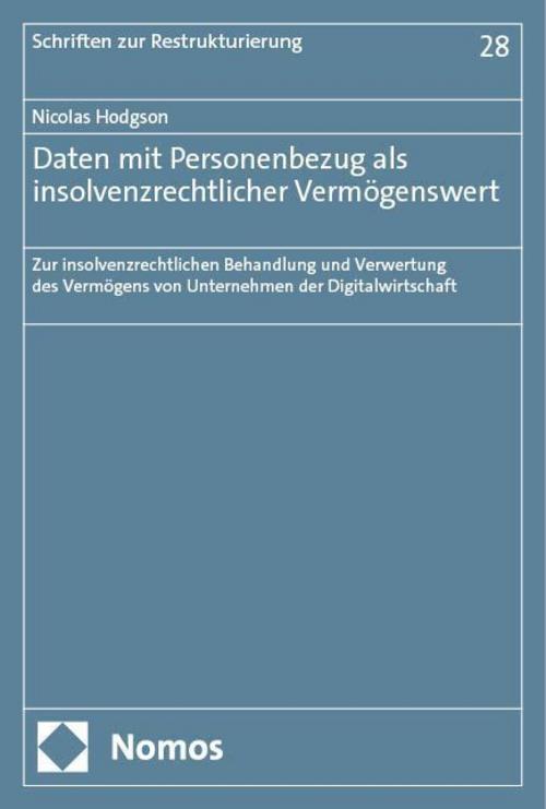 Daten mit Personenbezug als insolvenzrechtlicher Vermögenswert