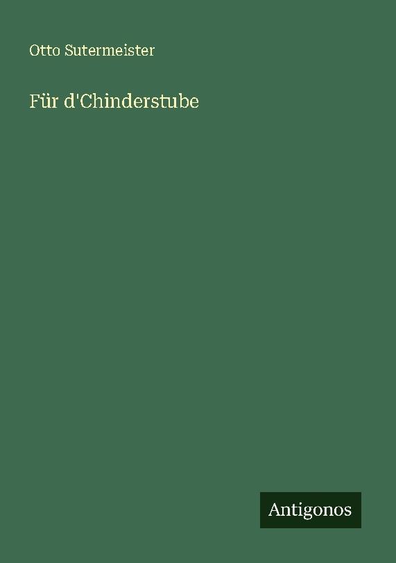 Für d'Chinderstube