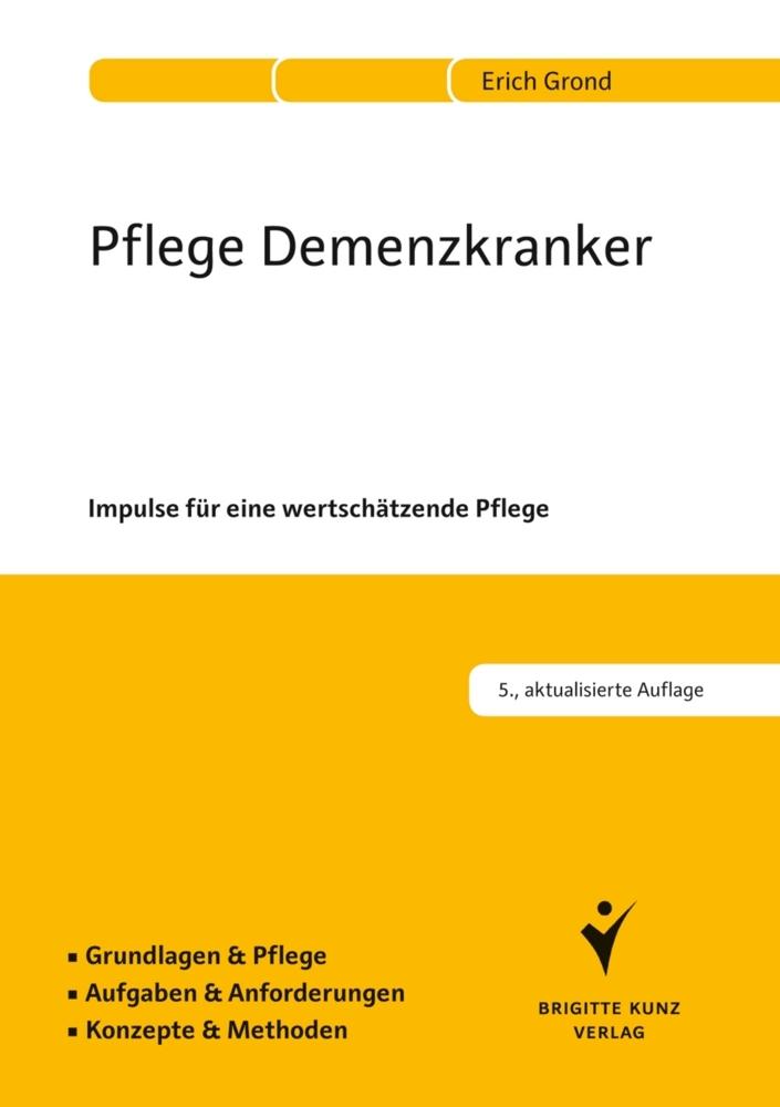 Buchcover: Pflege Demenzkranker