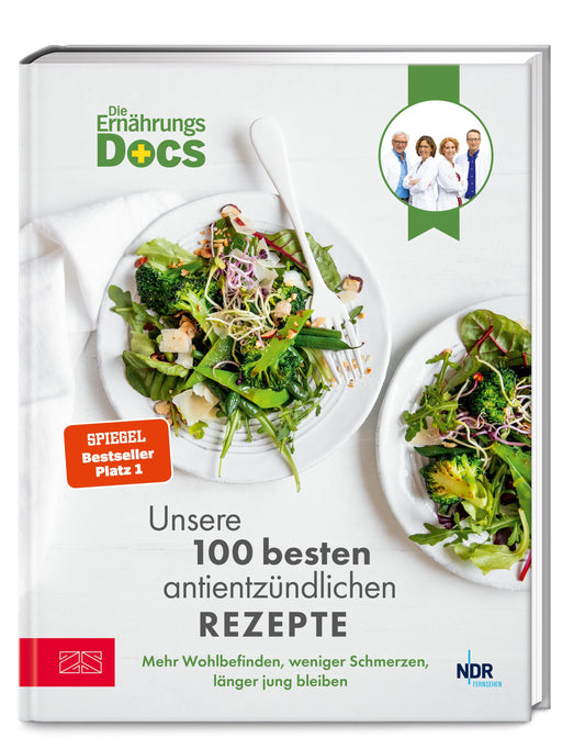 Die Ernährungs-Docs – Unsere 100 besten antientzündlichen Rezepte: Mehr Wohlbefinden, weniger Schmerzen, länger jung bleiben | SPIEGEL Bestseller Platz 1
