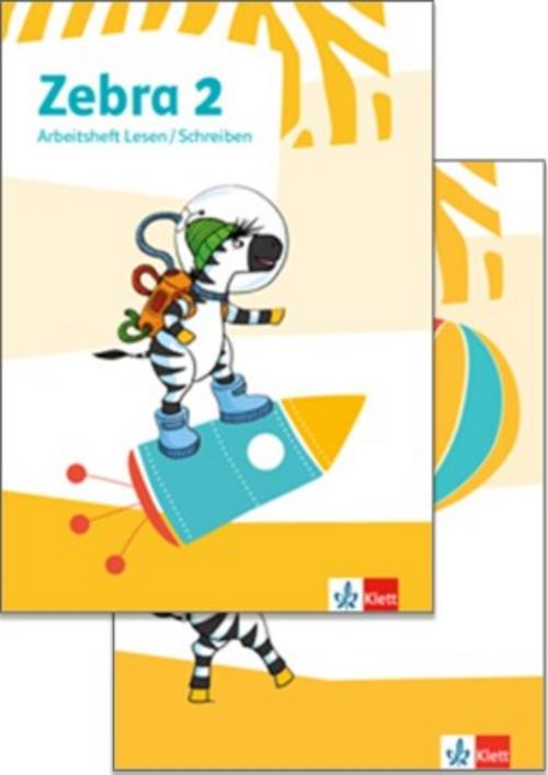 Zebra 2. Paket: Arbeitsheft Sprache in Grundschrift, Arbeitsheft Lesen/Schreiben mit digitalen Medien Klasse 2