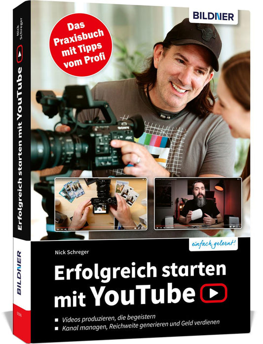Buchcover: Erfolgreich starten mit YouTube