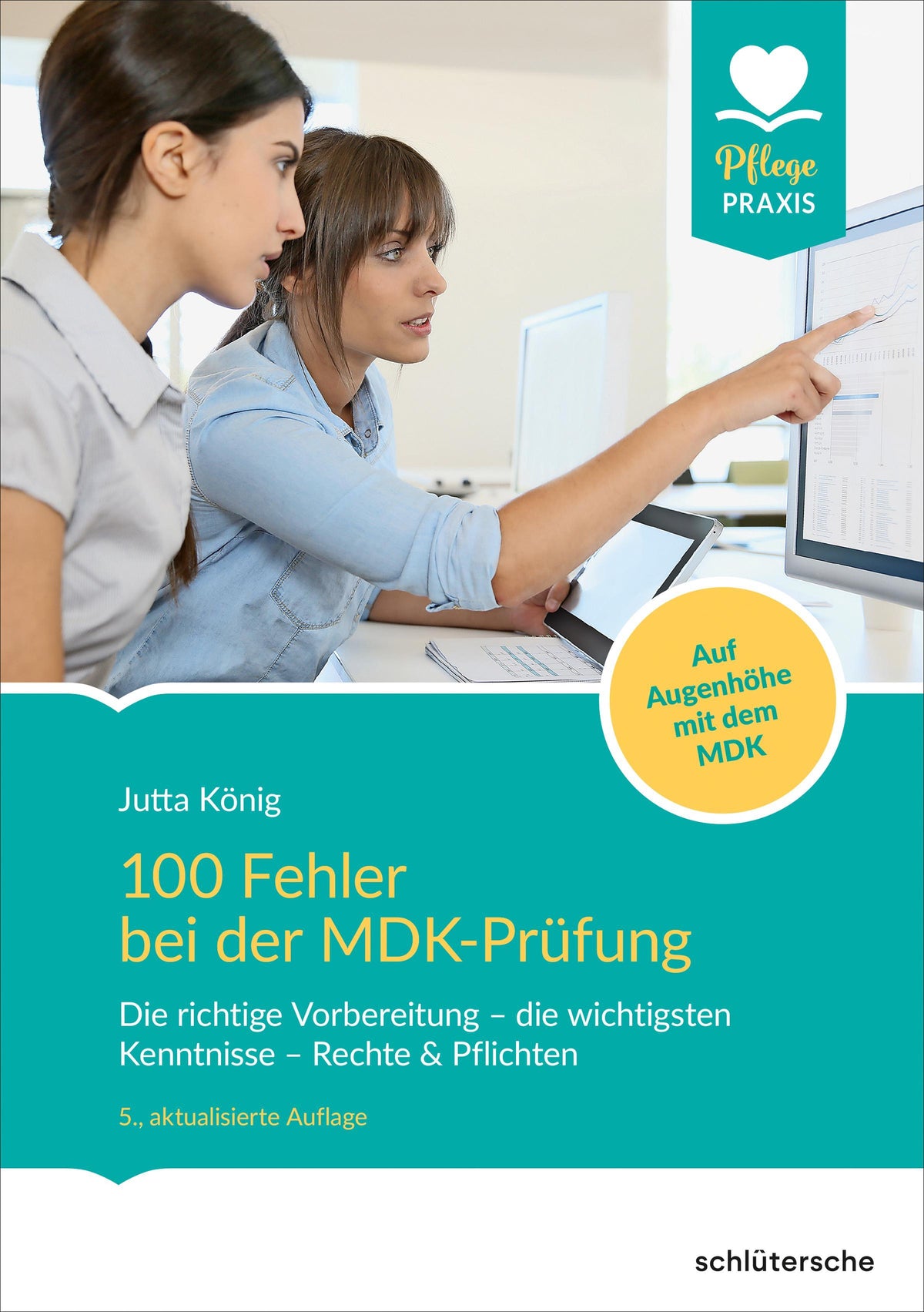 Buchcover: 100 Fehler bei der MDK-Prüfung