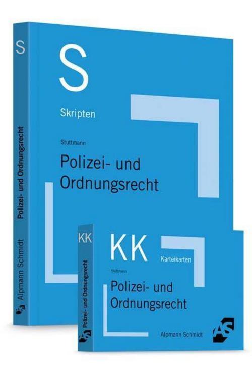 Bundle Skript Polizei- und Ordnungsrecht + Karteikarten