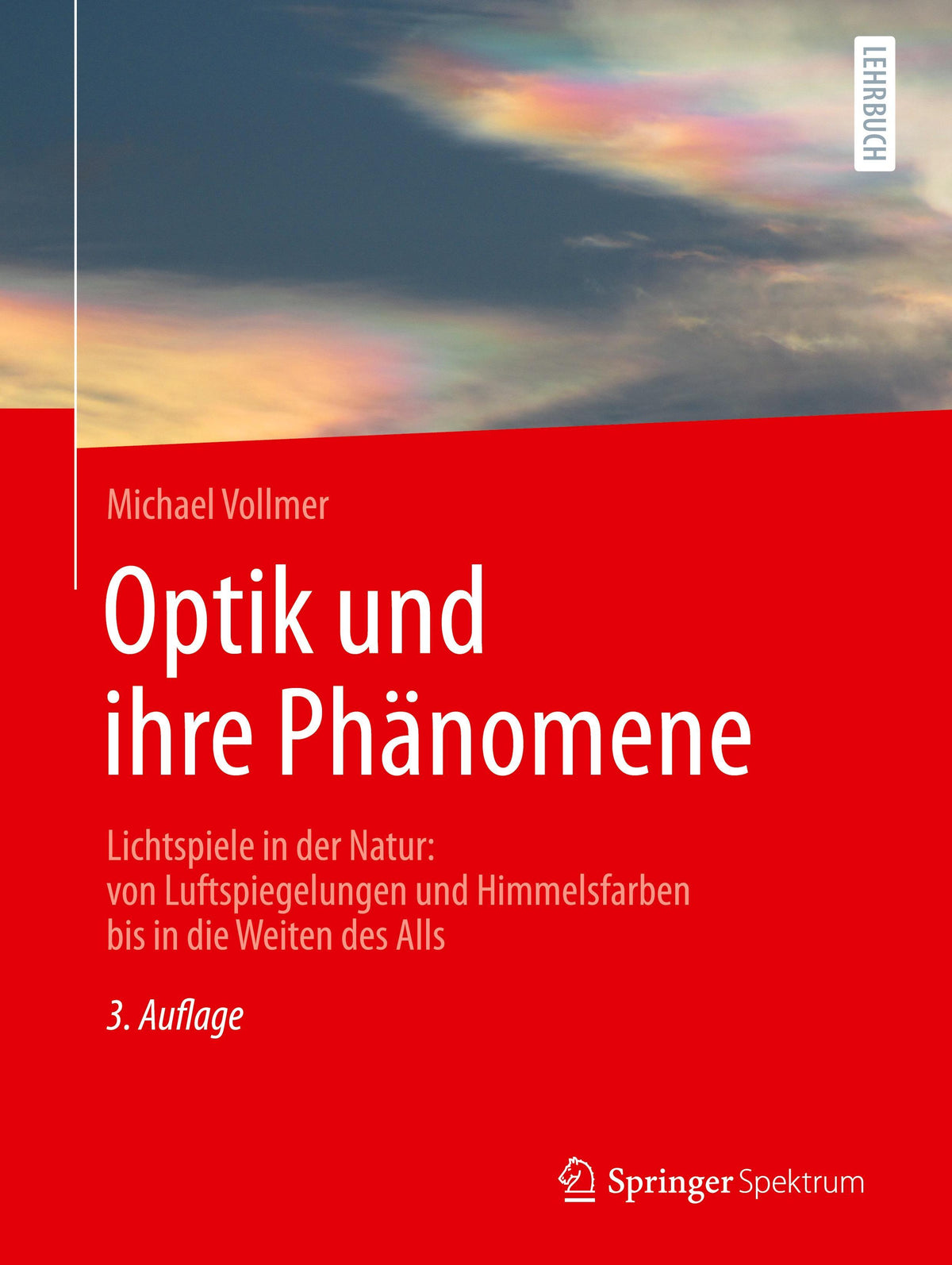 Buchcover: Optik und ihre Phänomene