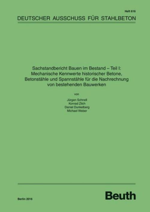 Buchcover: Sachstandbericht Bauen im Bestand - Teil I
