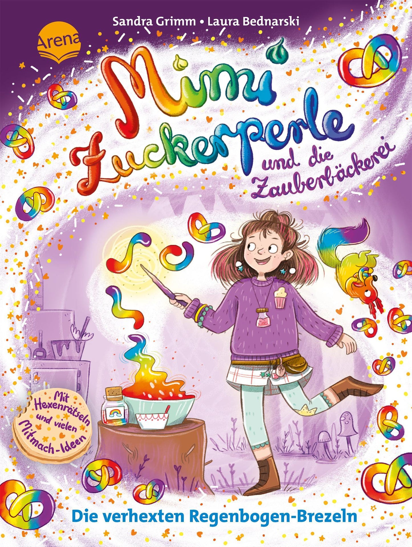 Grimm, Sandra/Mimi Zuckerperle und die Zauberbäckerei (2). Die verhexten Regenbogen-Brezel