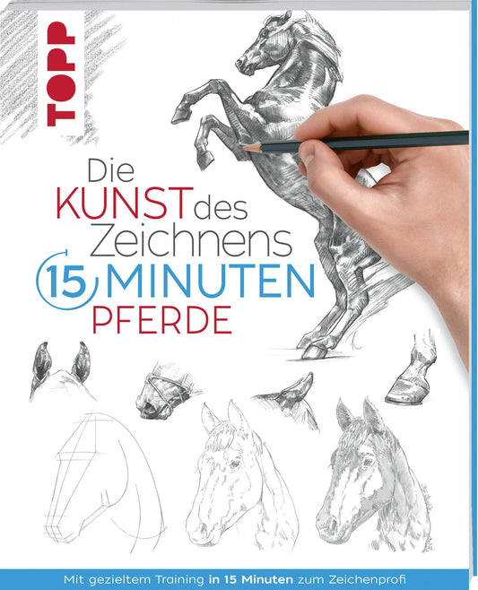Die Kunst des Zeichnens 15 Minuten - Pferde