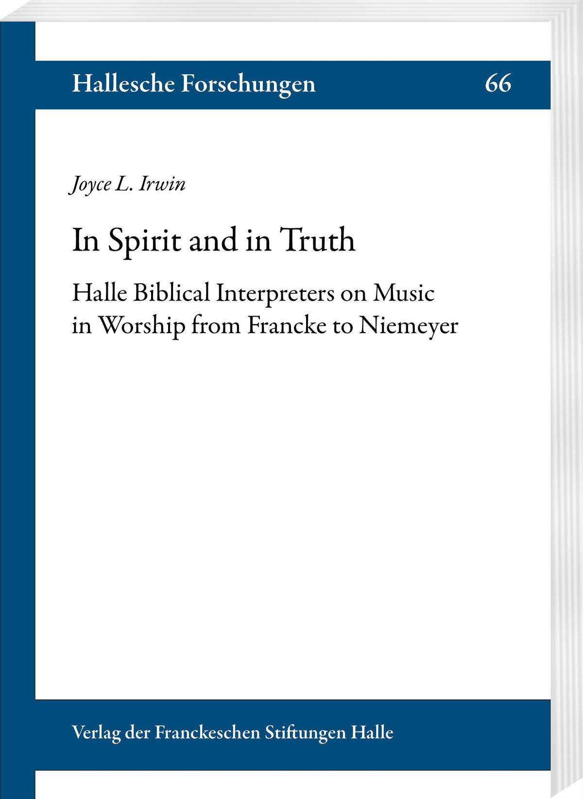Buchcover: In Spirit and in Truth