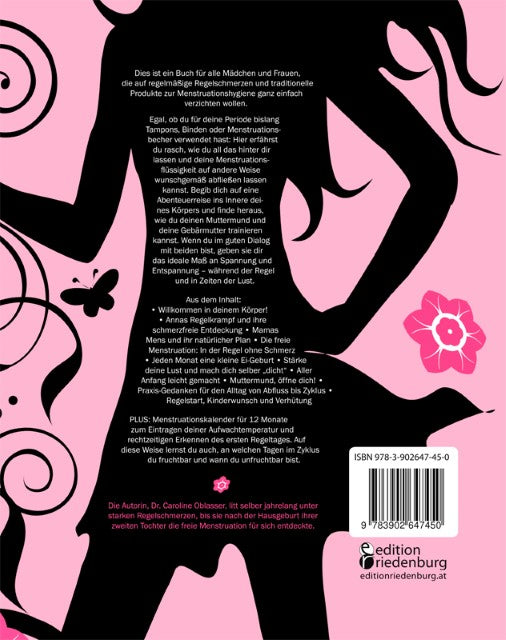 Buchcover: Regelschmerz ade! Die freie Menstruation: Methode ohne Binden, Tampons und Co