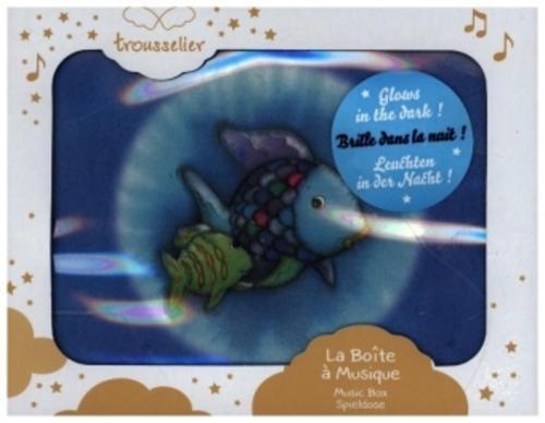 TROUSSELIER - Schmuckkästchen mit Musik, Regenbogenfisch, nachtleuchtend