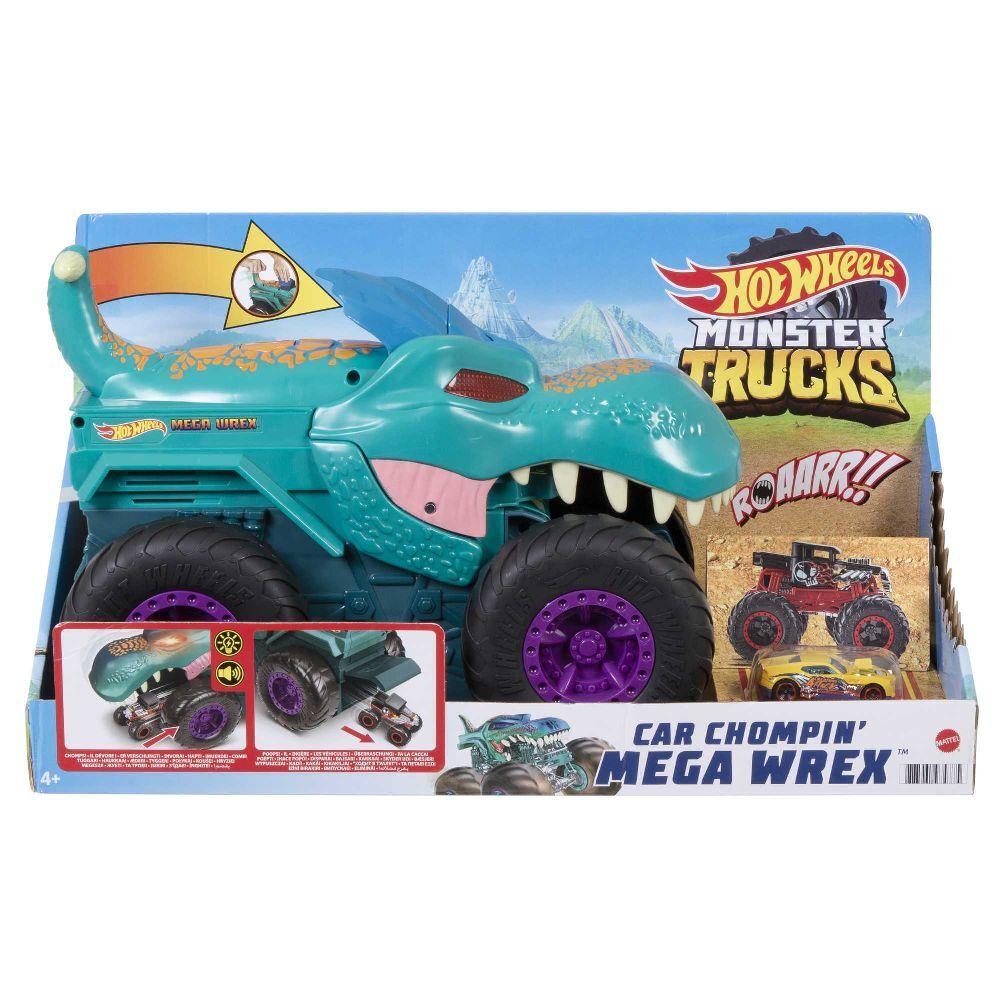 Buchcover: Hot Wheels Monster Trucks autofressender Mega-Wrex, inkl. 1 Spielzeugauto